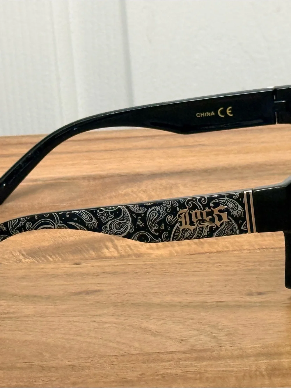 Locs Black Sunglasses | Paisley Arms | UV400 | Excellent Condition